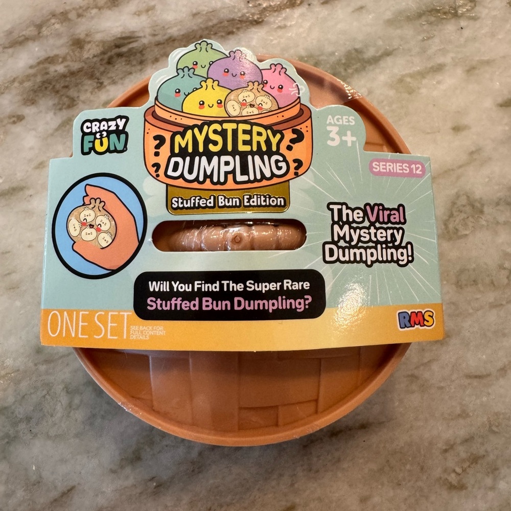 Viral Dumpling Squishy series 12 Mystery Bun Toy - stuffed bun addition